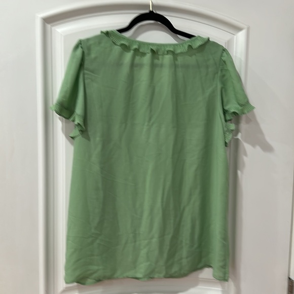 Max Studio beautiful sheer top size XL - Picture 3 of 7